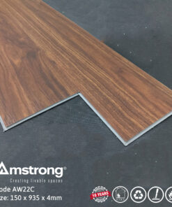Sàn nhựa Amstrong AW22C cổ điển, ấm áp có hèm khóa thi công nhanh chóng