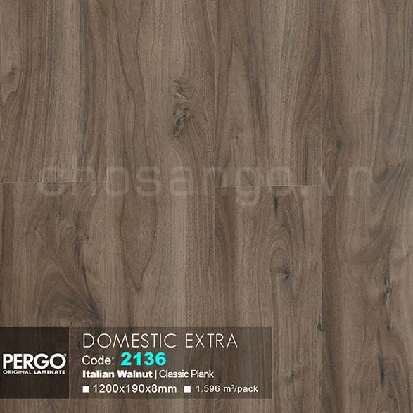Sàn gỗ Bỉ Pergo Domestic Extra 2136