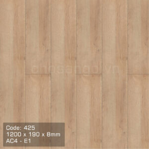 Sàn gỗ giá rẻ 8mm An Cường 425