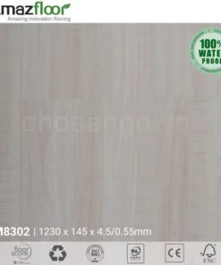 Sàn nhựa Amazfloor AM8302 hèm khóa chịu nước