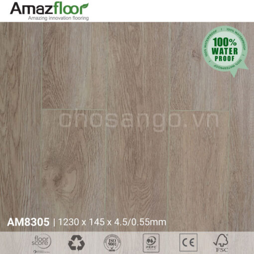 Sàn nhựa Amazfloor AM8305 SPC chịu nước hoàn toàn