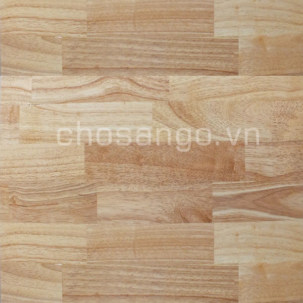 Sàn gỗ tự nhiên Cao Su 450mm chịu nước