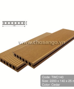 Sàn gỗ nhựa TecWood TWC140 màu Cedar