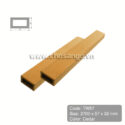 Thanh lam gỗ nhựa Tecwood TW57 màu Cedar