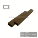 Thanh lam gỗ nhựa Tecwood TW57 màu Coffee