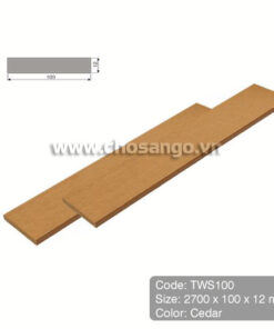 Thanh lam gỗ nhựa Tecwood TWS100 màu Cedar