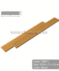 Thanh Lam gỗ nhựa Tecwood TWS71 màu Wood