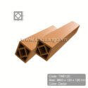 Trụ cột gỗ nhựa Tecwood TWE120 màu Cedar