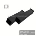 Trụ cột gỗ nhựa Tecwood TWE102 màu Black