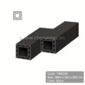 Trụ cột gỗ nhựa Tecwood TWE200 màu Black