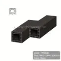 Trụ cột gỗ nhựa Tecwood TWE200 màu Black