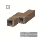 Trụ cột gỗ nhựa Tecwood TWE200 màu Coffee