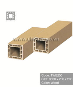 Trụ cột gỗ nhựa Tecwood TWE200 màu Wood