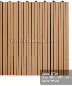 Vỉ gỗ nhựa AWood DT01 màu Wood