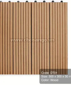 Vỉ gỗ nhựa AWood DT01 màu Wood
