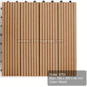 Vỉ gỗ nhựa AWood DT01 màu Wood