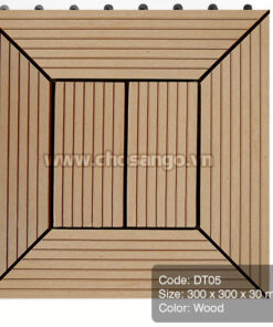 Vỉ gỗ nhựa AWood DT05 màu Wood