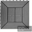 Vỉ gỗ nhựa AWood DT05 màu Dark