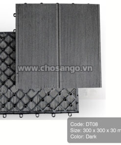 Vỉ gỗ nhựa AWood DT08 màu Dark