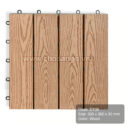 Vỉ gỗ nhựa AWood DT09 màu Wood