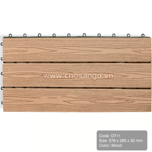 Vỉ gỗ nhựa AWood DT11 màu Wood