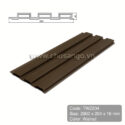 Tấm ốp gỗ nhựa Tecwood TWZ204 màu Walnut