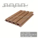 Tấm ốp gỗ nhựa Tecwood TWZ220 màu Brown Teak
