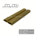 Tấm ốp gỗ nhựa Tecwood TWZ192 màu Merban