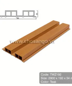 Tấm ốp gỗ nhựa Tecwood TWZ192 màu Teak