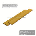 Tấm ốp gỗ nhựa Tecwood TWZ72 màu Gold