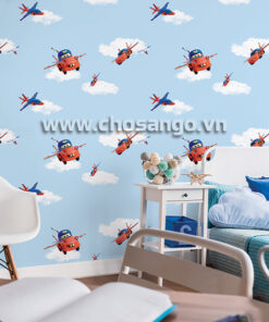 Giấy dán tường Hàn Quốc Dream World D5070 dành cho bé trai