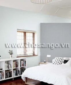 Hình thực tế Giấy dán tường Hàn Quốc Lohas 87344-1 kết hợp với 87344-2