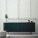 Hình thục tế Giấy dán tường Hàn Quốc Lohas 87381-1 phối màu với 87362-5