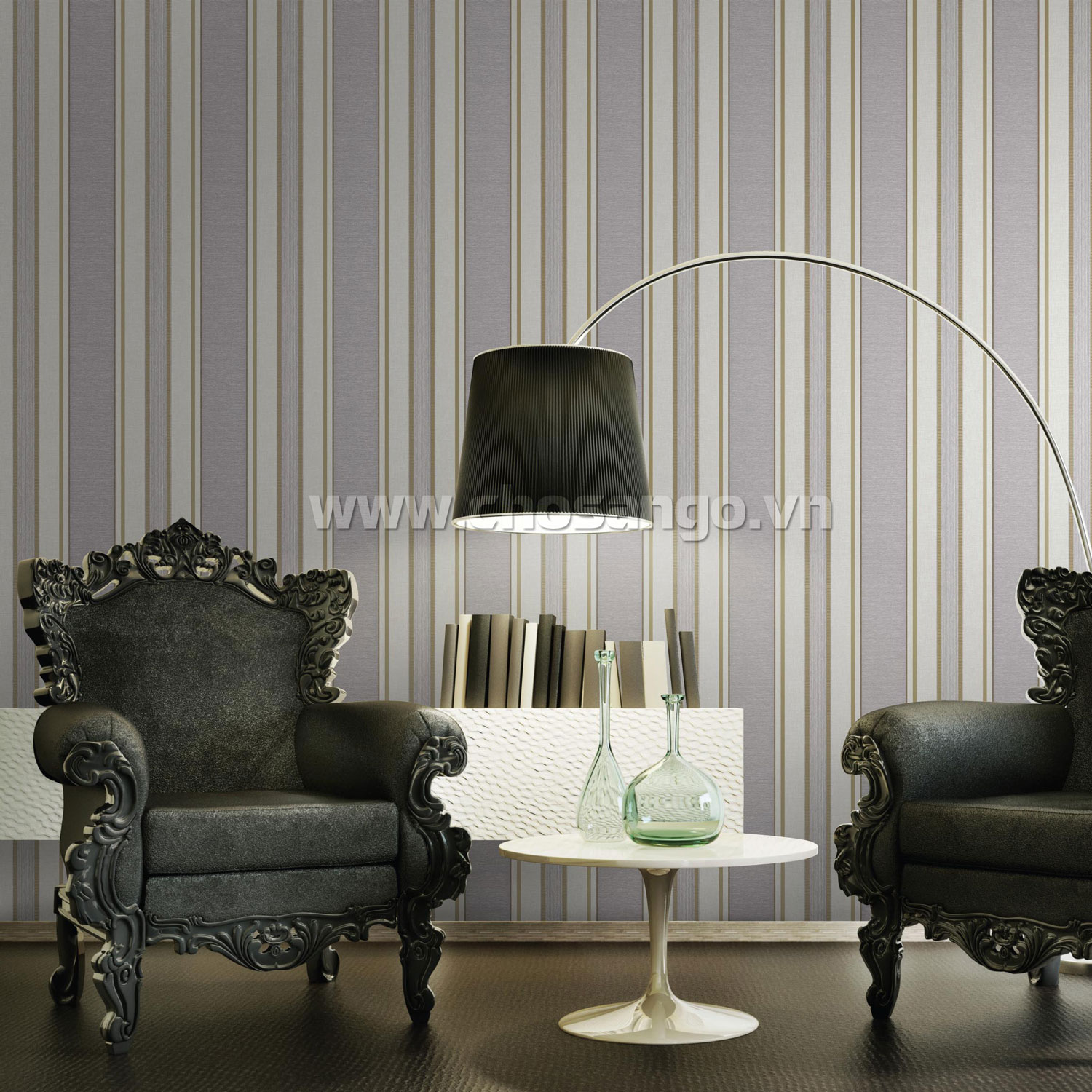 Giấy dán tường Aurora 4202-4 hình phối