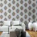 Giấy dán tường Hàn Quốc Aurora 4207-2 hình phối