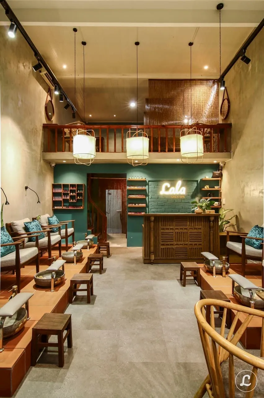 Sàn nhựa giả vân bê tông cho Spa