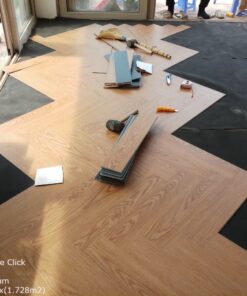 Sàn nhựa hèm khóa xương cá  Amstrong SPC04